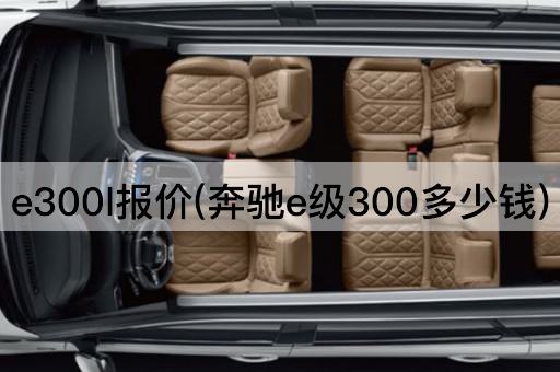 e300l报价(奔驰e级300多少钱)