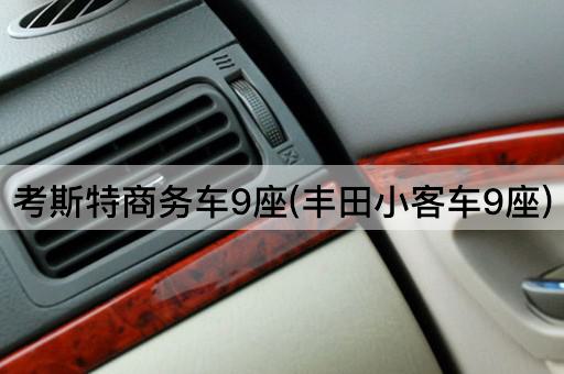 考斯特商务车9座(丰田小客车9座)