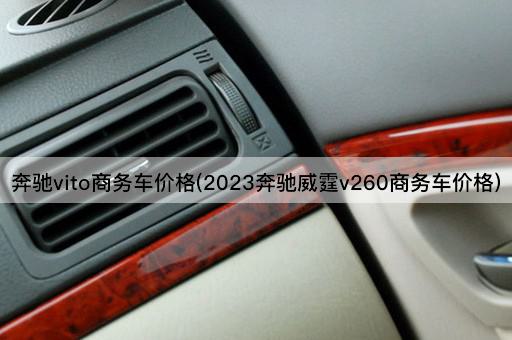 奔驰vito商务车价格(2023奔驰威霆v260商务车价格)