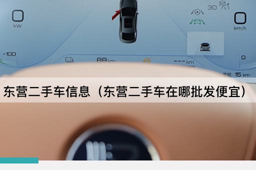 东营二手车信息（东营二手车在哪批发便宜）