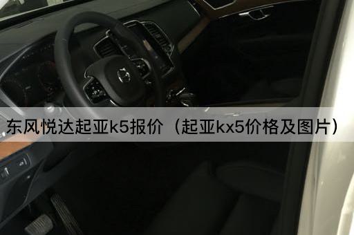 东风悦达起亚K5报价（起亚KX5价格详解）