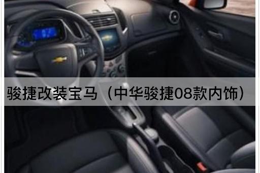 骏捷改装宝马（中华骏捷09款内饰）