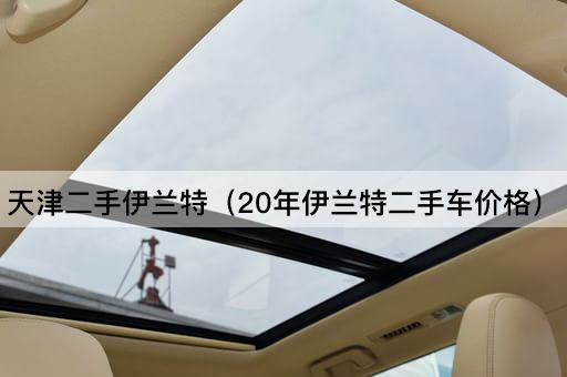 天津二手伊兰特（2020年伊兰特二手车市场行情）