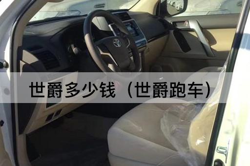 世爵跑车价格查询