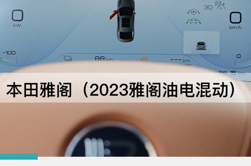 本田雅阁（2023款混动版）