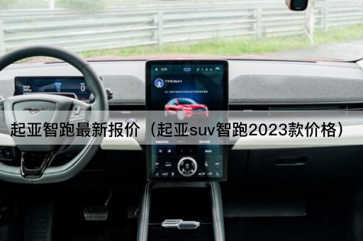 起亚智跑最新报价（起亚suv智跑2023款价格）
