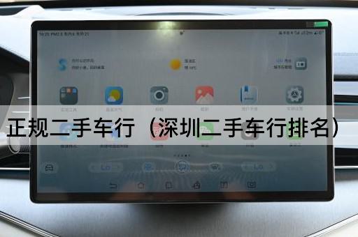正规二手车行（深圳二手车行排名）