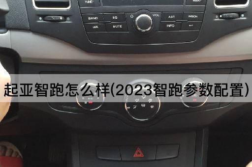 起亚智跑怎么样(2023智跑参数配置)
