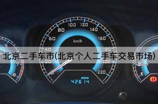 *二手车市(*个人二手车交易市场)