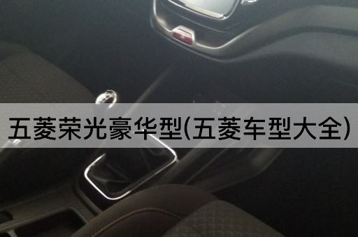 五菱荣光豪华型(五菱车型大全)