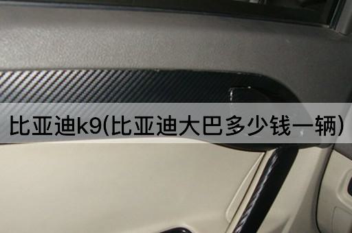 比亚迪k9(比亚迪大巴多少钱一辆)