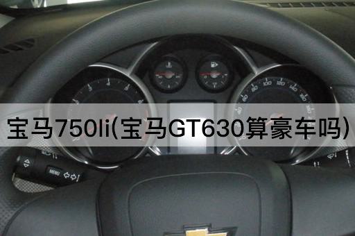 宝马750li(宝马GT630算豪车吗)
