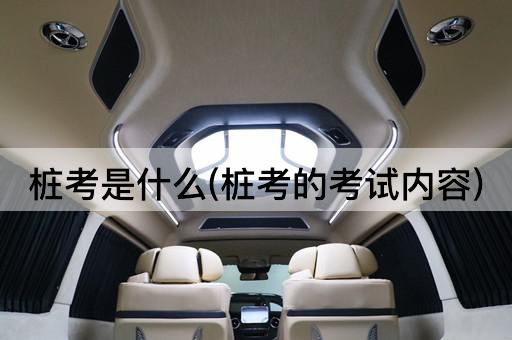 桩考是什么(桩考的*内容)
