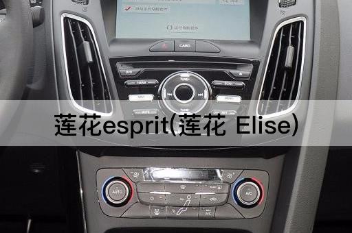 莲花esprit(莲花 Elise)