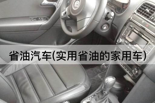 省油汽车(实用省油的家用车)