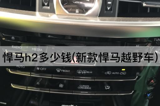 悍马h2多少钱(新款悍马越野车)