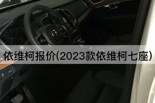 依维柯报价(2023款依维柯七座)