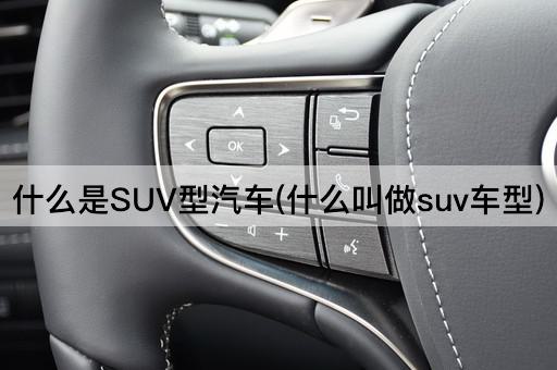 什么是SUV型汽车(什么叫做suv车型)