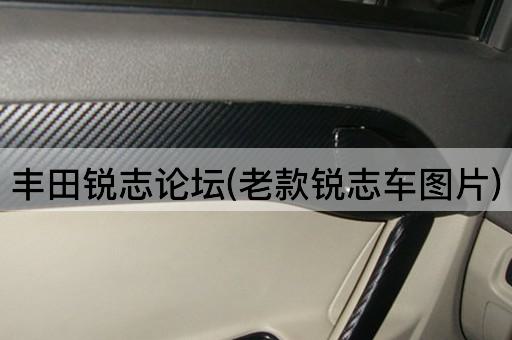 丰田锐志*(老款锐志车图片)