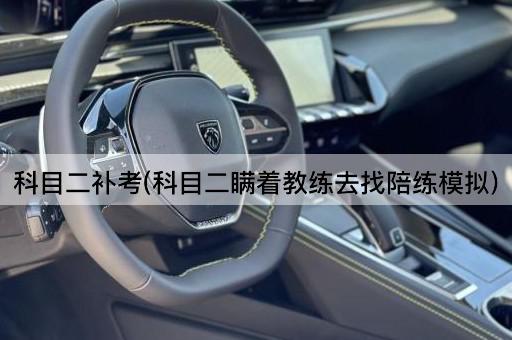 科目二补考(科目二瞒着教练去找陪练模拟)