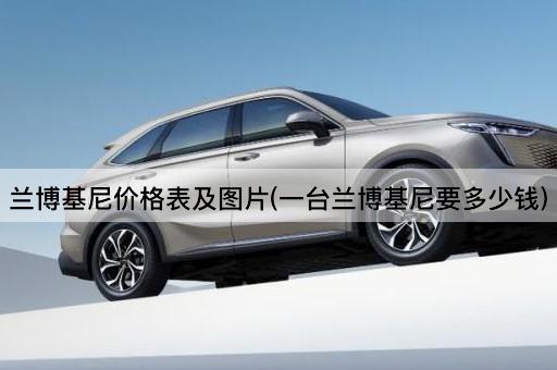 兰博基尼价格表及图片(一台兰博基尼要多少钱)