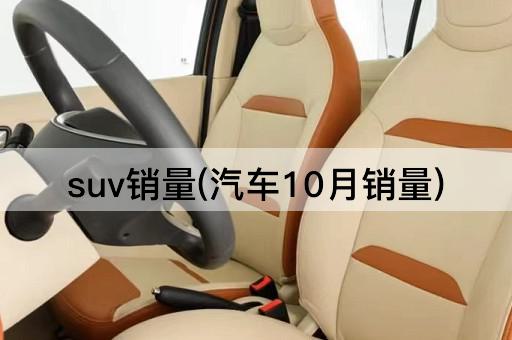 suv销量(汽车10月销量)