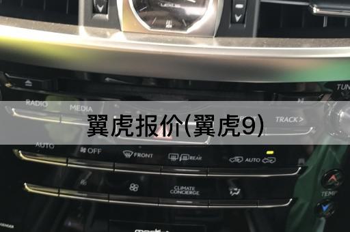 翼虎报价(翼虎9)