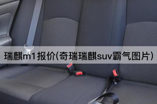 瑞麒m1报价(奇瑞瑞麒suv霸气图片)