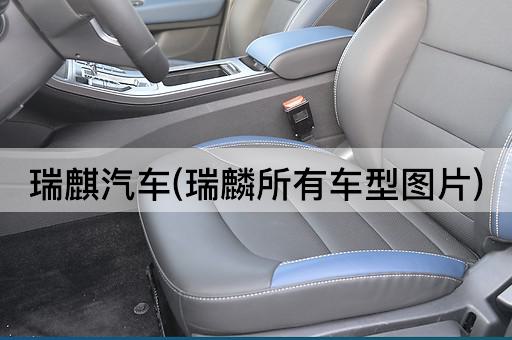 瑞麒汽车(瑞麟所有车型图片)
