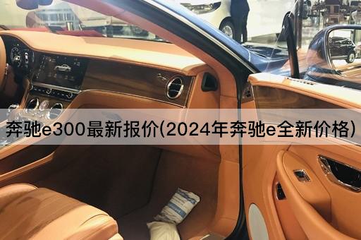 奔驰e300最新报价(2024年奔驰e全新价格)
