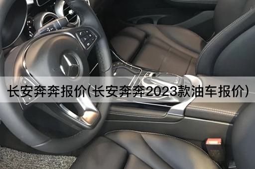 长安奔奔报价(长安奔奔2023款油车报价)