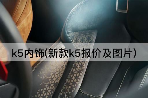 k5内饰(新款k5报价及图片)