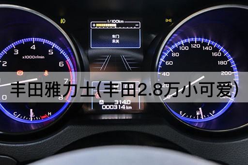 丰田雅力士(丰田2.8万小可爱)