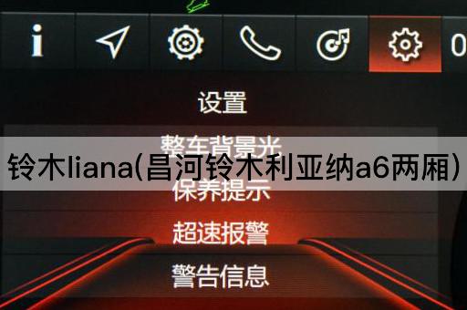 铃木liana(昌河铃木利亚纳a6两厢)