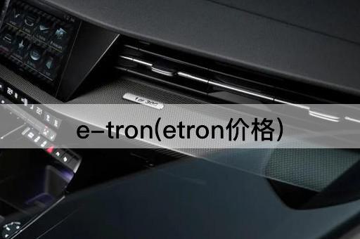 e-tron(etron价格)