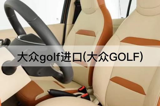 大众golf进口(大众GOLF)