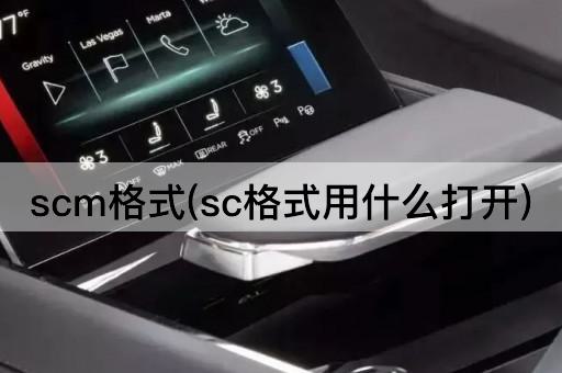 scm格式(sc格式用什么打开)