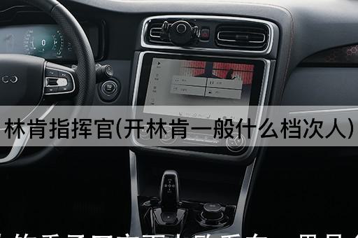 林肯指挥官(开林肯一般什么档次人)