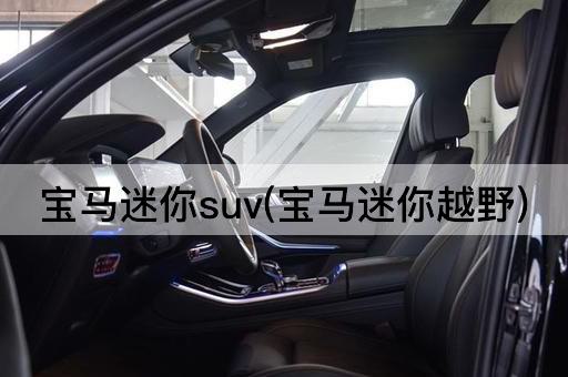 宝马迷你suv(宝马迷你越野)