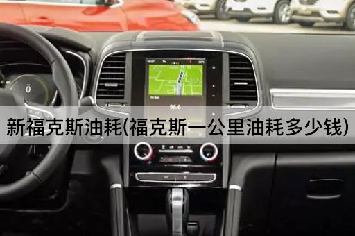 新福克斯油耗(福克斯一公里油耗多少钱)