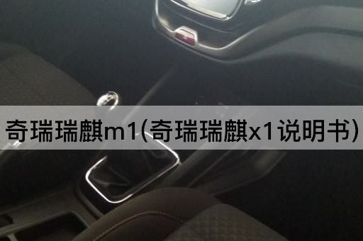 奇瑞瑞麒m1(奇瑞瑞麒x1说明书)