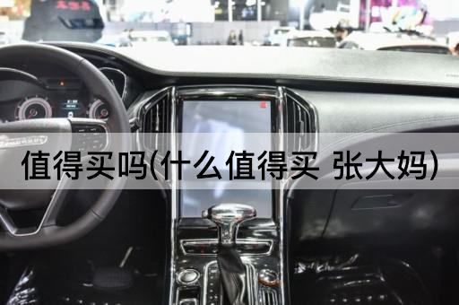 值得买吗(什么值得买 张大妈)