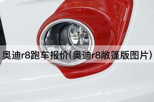 奥迪r8跑车报价(奥迪r8敞篷版图片)