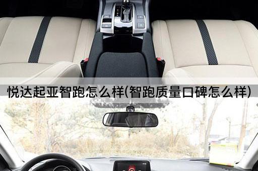 悦达起亚智跑怎么样(智跑质量口碑怎么样)
