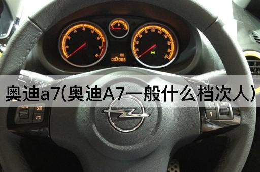 奥迪a7(奥迪A7一般什么档次人)