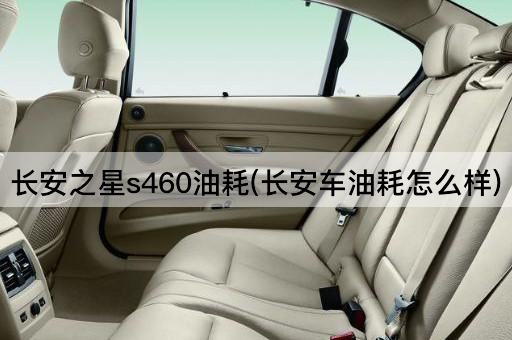 长安之星s460油耗(长安车油耗怎么样)