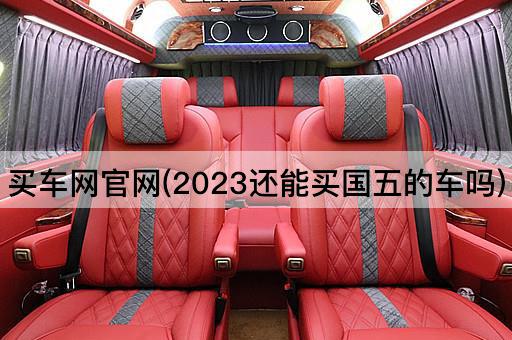 买车网官网(2023还能买国五的车吗)