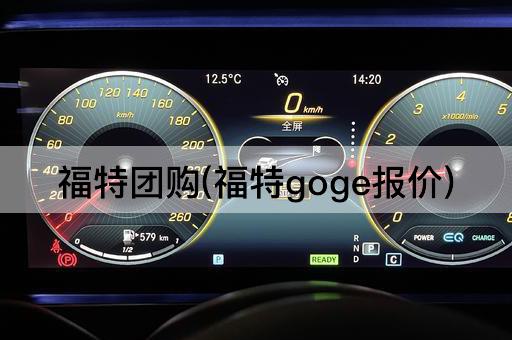 福特团购(福特goge报价)