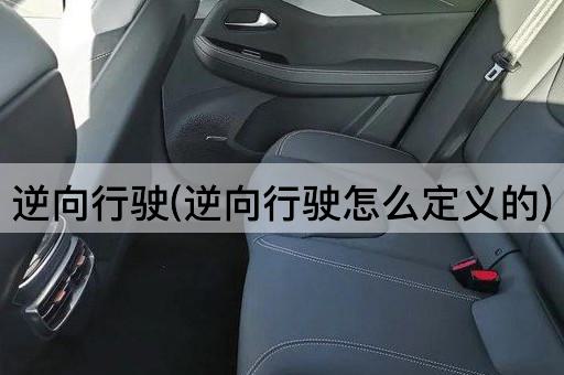 逆向行驶(逆向行驶怎么定义的)
