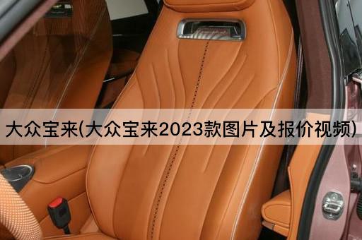 大众宝来(大众宝来2023款图片及报价视频)